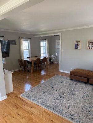 Dining room, Interior, Wood Texture Flooring