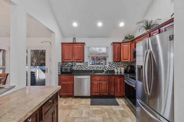 Interior, Kitchen, Recessed Lighting, Stainless Steel Appliances