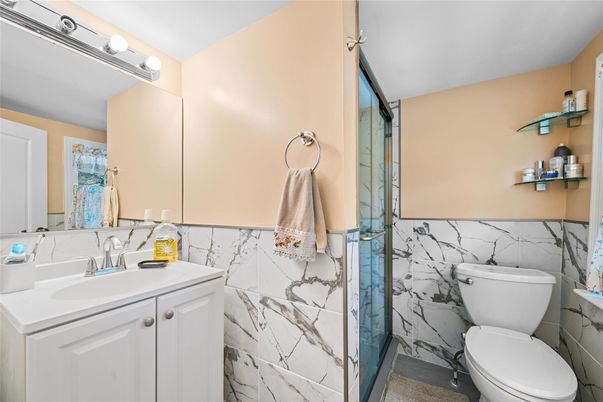 Bathroom, Interior, Marble Walls