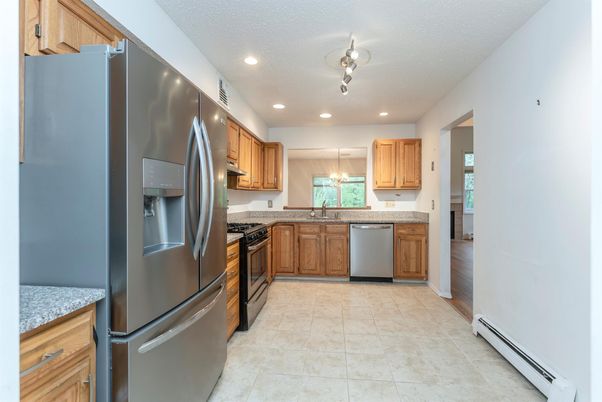Interior, Kitchen, Recessed Lighting, Stainless Steel Appliances