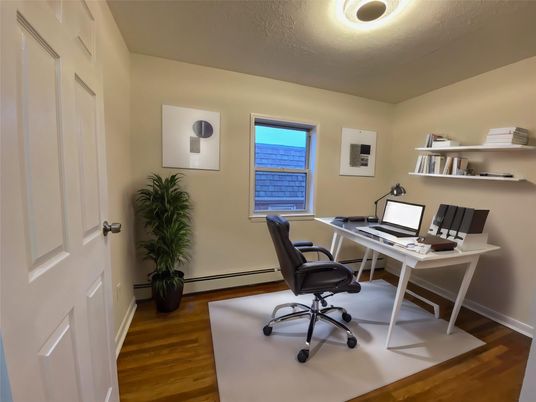 Home Office, Interior, Wood Texture Flooring
