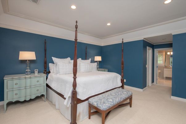 Bedroom, Interior, Recessed Lighting