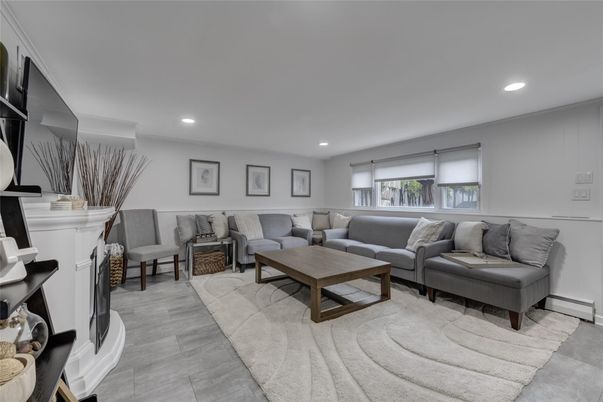 Interior, Living room, Recessed Lighting