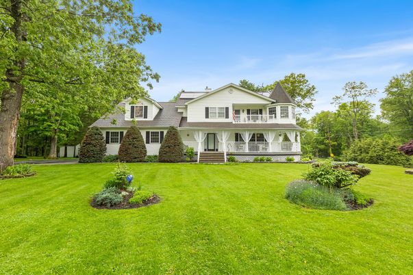 Attached, Backyard, Exterior, Facade, Farmhouse