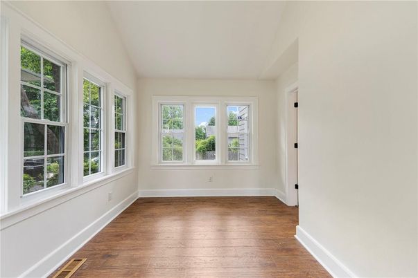 Empty room, Interior, Wood Texture Flooring