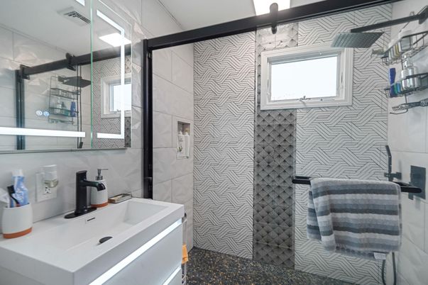 Bathroom, Glass Shower, Interior
