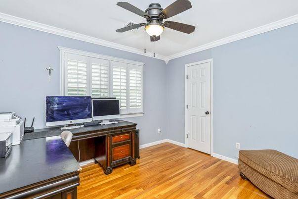 Home Office, Interior, Wood Texture Flooring