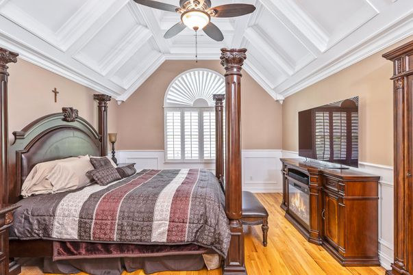 Bedroom, Interior, Wood Texture Flooring