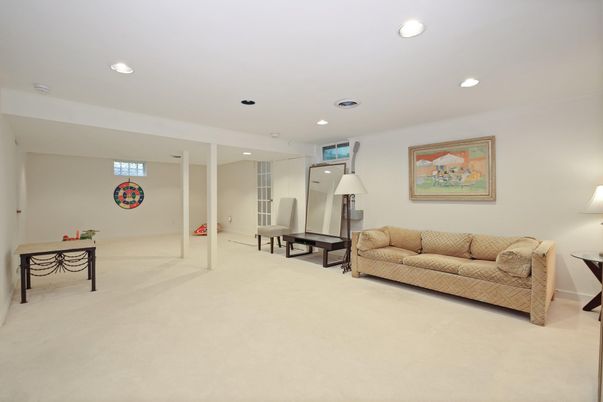 Interior, Living room, Recessed Lighting