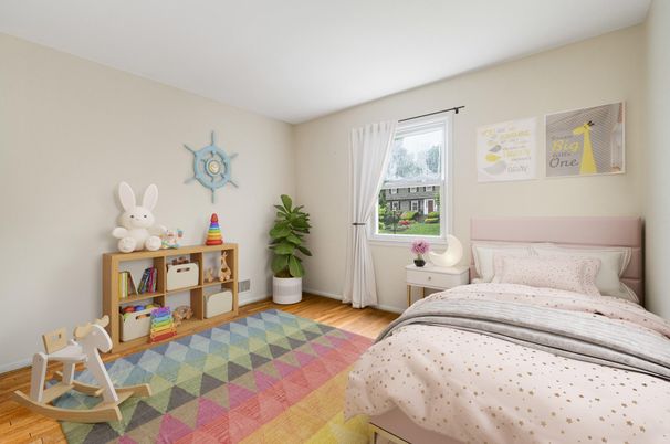 Bedroom, Interior, Wood Texture Flooring