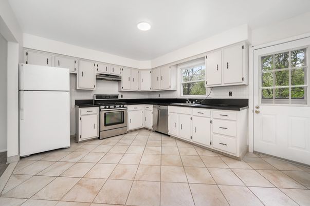 Interior, Kitchen, Recessed Lighting, Stainless Steel Appliances