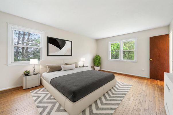 Bedroom, Interior, Wood Texture Flooring
