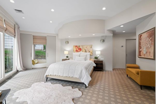Bedroom, Interior, Recessed Lighting