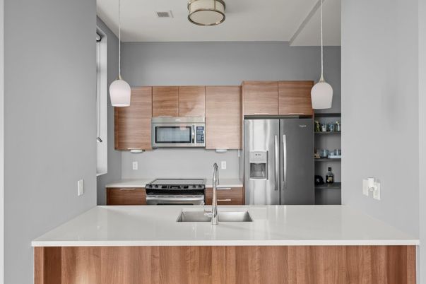 Interior, Kitchen, Pendant Lights, Stainless Steel Appliances
