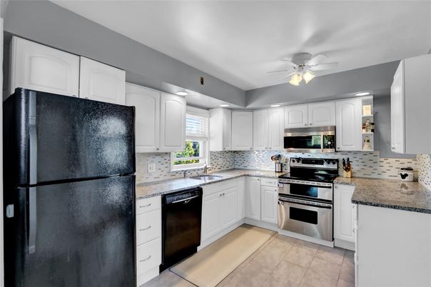 Interior, Kitchen, Recessed Lighting, Stainless Steel Appliances