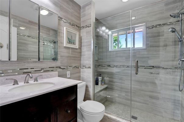 Bathroom, Glass Shower, Interior