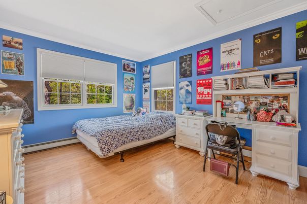 Bedroom, Home Office, Interior, Wood Texture Flooring