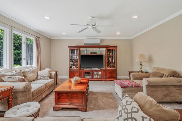 Interior, Living room, Recessed Lighting