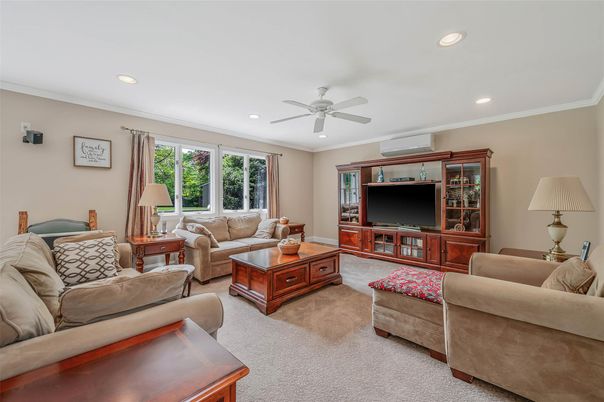 Interior, Living room, Recessed Lighting