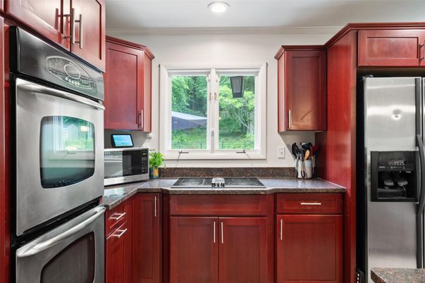 Interior, Kitchen, Recessed Lighting, Stainless Steel Appliances
