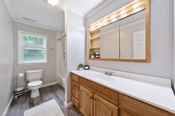 Bathroom, Interior, Wood Texture Flooring