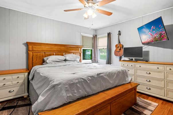 Bedroom, Interior, Wood Texture Flooring