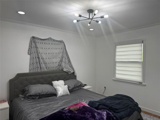 Bedroom, Interior, Pendant Lights, Recessed Lighting