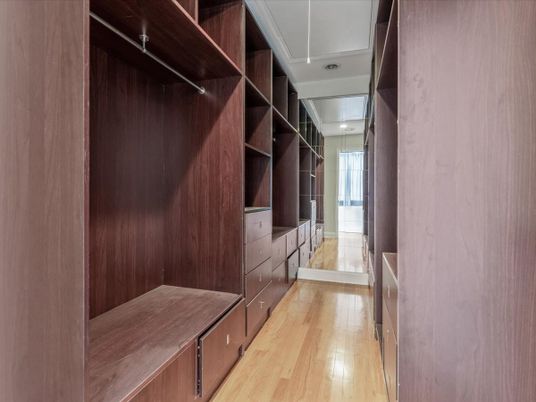 Interior, Walk-in Closets, Wood Texture Flooring