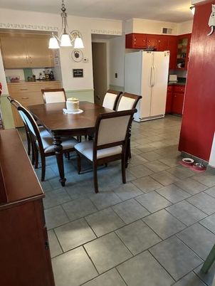 Dining room, Interior, Kitchen, Pendant Lights