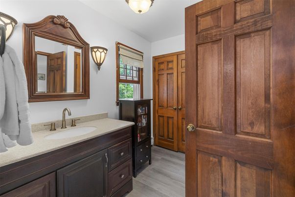 Bathroom, Interior, Wood Texture Flooring