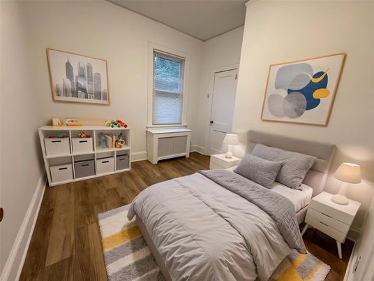 Bedroom, Interior, Wood Texture Flooring