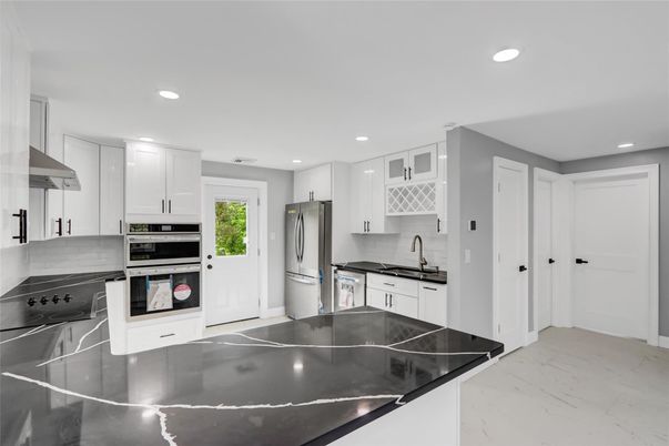 Interior, Kitchen, Recessed Lighting, Stainless Steel Appliances