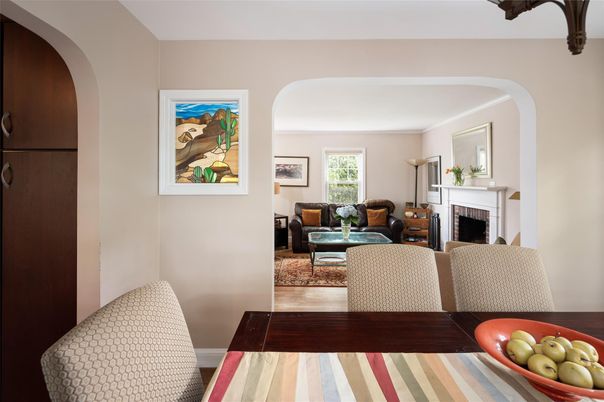 Dining room, Fireplace, Interior, Living room