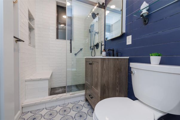 Bathroom, Glass Shower, Interior