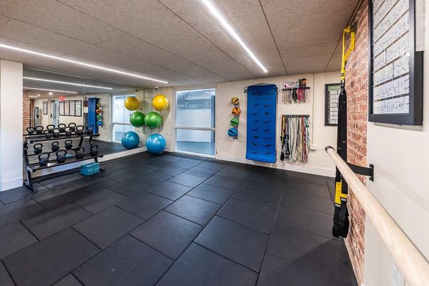 Fitness Equipment, Interior, Recessed Lighting
