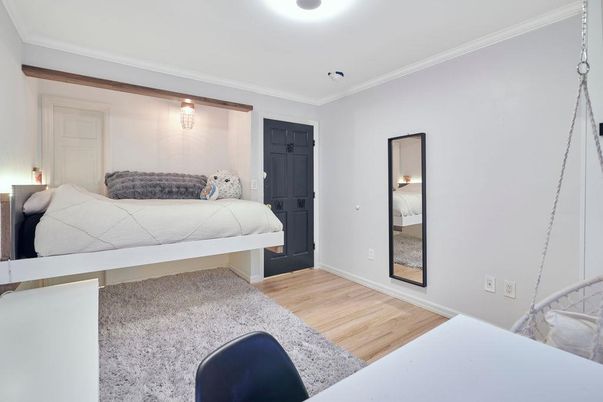 Bedroom, Interior, Wood Texture Flooring