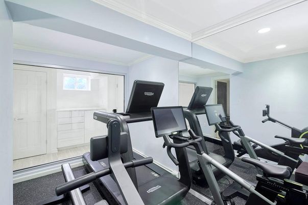 Fitness Equipment, Interior, Recessed Lighting