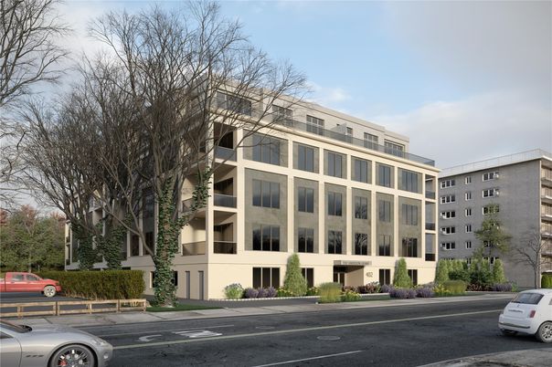 Exterior, Facade, Condo Building
