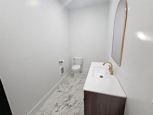 Bathroom, Interior, Marble, Recessed Lighting