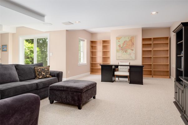 Home Office, Interior, Recessed Lighting