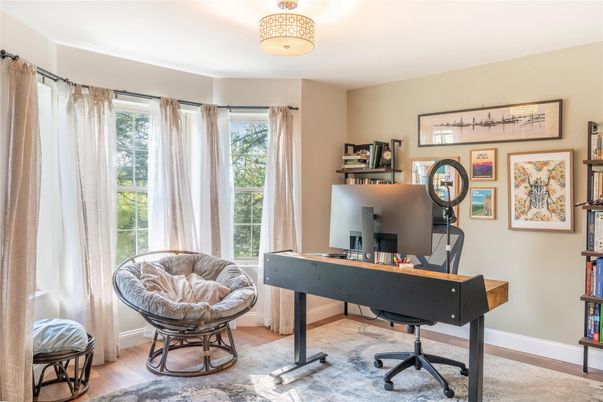 Home Office, Interior, Wood Texture Flooring