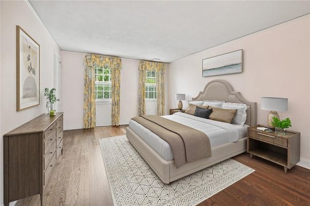 Bedroom, Interior, Wood Texture Flooring