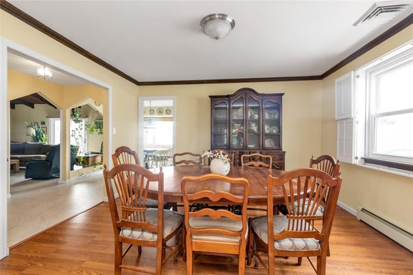 Dining room, Interior, Marble, Wood Texture Flooring