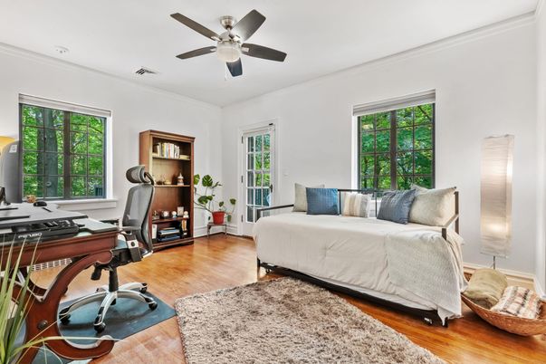 Home Office, Interior, Wood Texture Flooring