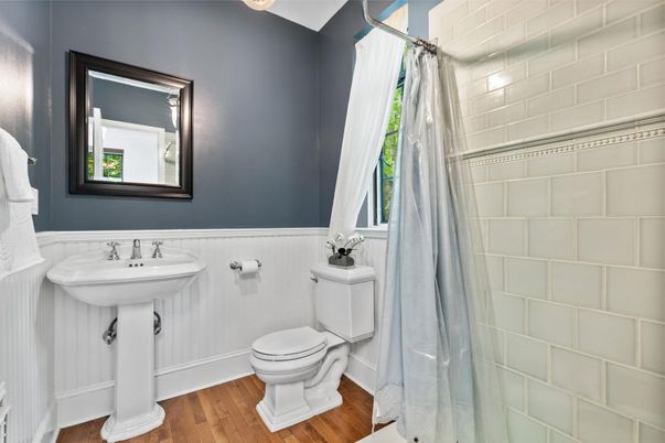 Bathroom, Interior, Wood Texture Flooring