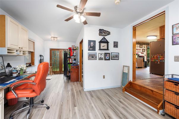 Home Office, Interior, Wood Texture Flooring