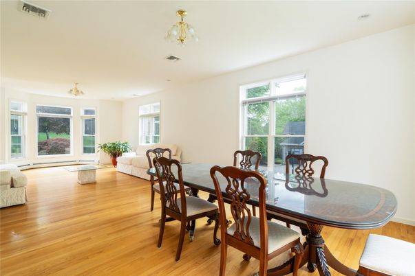 Dining room, Interior, Wood Texture Flooring