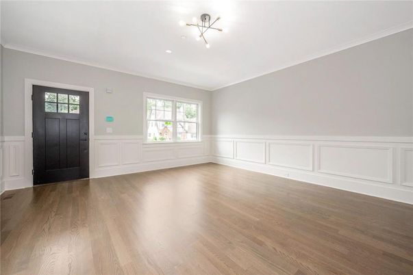 Empty room, Interior, Wood Texture Flooring