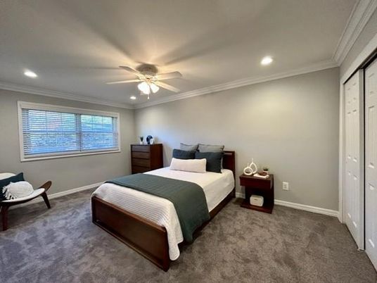 Bedroom, Interior, Recessed Lighting