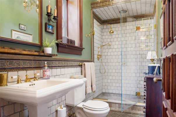 Bathroom, Glass Shower, Interior